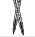 Moosono Fineliner Schwarz,12 Stück Fineliner, Wasserfest Tuschestifte, für Illustrationen, Skizzieren