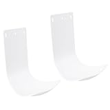 MILISTEN Universelle Wandmontage Tropfschalen für Seifenspender 2 Stück Weiß Auslaufsicherer Schaumspenderhalter Haushalt Bad Zubehör