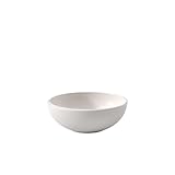 Villeroy & Boch - NewMoon Salatschüssel 18,5 cm Weiß, Spülmaschinenfest, Mikrowellensicher, Schüssel Keramik, Servierschüssel, Salatschale, Servierschale, Geschirr, Premium Porzellan
