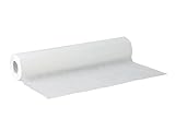 Habys Einwegauflage aus Vlies glatt 70cm x 50m auf Rolle mit Perforation I Weiß I Vlieslaken Liegenabdeckung Medizinalkrepp Ärzterollen I Kosmetikliege - Tatto - SPA - Ärztekrepp