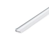 Seiletech.de Gardinenschiene | 300cm (3 x 100 cm)| Weiß | Aluminium | Schiene | Gardinensystem | Vorhangstange | Gardinenstange | Deckenschiene | Deckenmontage | mit Halter für Deckenmontage