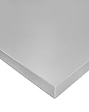 vabo Schreibtisch-Platte - Kratzfeste Tischplatte - bis zu 120 kg belastbar - moderner Büro-Tisch Aufsatz mit Starkfurnierkante - 140x80x2,5 cm - Licht-Grau