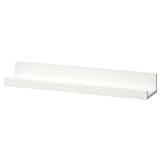 IKEA Mosslanda Bilderleiste Weiß, Holz, White, 55x 12 x 7 cm