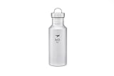 Keith Titanium Trinkflasche mit Bajonettverschluss – Ti3031 – 550 ml Titan-Trinkflasche für Wasser, Tee & Kaffee – Wiederverwendbare Outdoor-Trinkflasche für Camping, Wandern & Reisen (20.8x9.2x7.6)