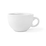Holst Porzellan PA 157 O Porzellan Milchkaffeetasse Palermo 0,35 l, weiß, 11 x 11 x 7 cm, 2 Einheiten