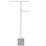 Handtuchregal, Handtuchhandtuchbahn Standimetal Handtuchhalter Freestandi2-Tierhandtuchregal mit Marmorbasis für Badezimmer Handtuch Handtuchleiter/Weiß/31,5 * 65 cm