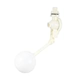 LIGIGWASH Verstellbares Schwimmerkugelventil Abs Kunststoff Automatischer Wasserstandsregler mit Überlaufschutz für Wasserbehälter Landwirtschaft Aquarium Pferd Hund