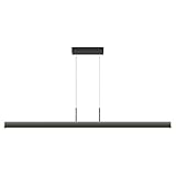 Industrielle Pendelleuchte, kreativer linearer LED-Kronleuchter, Kücheninsel, Aluminium-Pendelleuchte, verstellbare Metall-Hängedeckenleuchte für Wohnzimmer, Esszimmer, Restaurant, Büro, Hängeleuchte