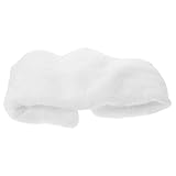 Healeved Samt Toilettendeckelschutz Weiß mit Staubschutz Elastischer Wc Deckelbezug Waschbar Passend für Badezimmer und Hotel