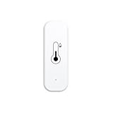 GERUI WLAN Smart Thermometer Hygrometer, Digitale Mini Innentemperatur und Feuchtigkeitssensor, Raumtemperaturfeuchtigkeitssensor App für Gewächshauskeller,Kompatibel Alexa/Google Home/Tuya