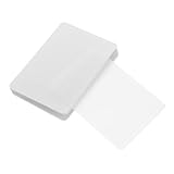 DIKACA 100 Blatt Transparente Laminierfolien Mil PVC Schutzfolie Wasserfest Glänzend für Fotos Ausweise Dokumente Laminierfilm Kompatibel mit Heißlaminiergerät