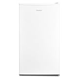 COMFEE' RCD93WH2(E) Kühlschrank mit einer Tür, 93 l und Gefrierzone, Temperaturkontrolle, leise, sicher, Kühlschrank für Anwendungen im Hotel, Haus, Büro, Farbe Weiß
