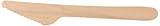 PAPSTAR 18200 Messer, Holz Pure 16,5 cm. EinwegMesser, Holz. Menge: 100 St