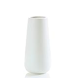 Maleielam Vase Weiß,Keramik Vase für Pampasgras,Ideal zur Lagerung von Trockenblumen&Frische Blumen,Blumenvase Deko Wohnzimmer, Schlafzimmer