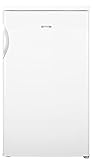 Gorenje R49DPW Tischkühlschrank/Freistehend/EEK D / 39 dB / 133 Liter/Gemüsefach/LED Beleuchtung/Türanschlag wechselbar/HxBxT 84,5 x 56 x 57,9 cm/Weiß