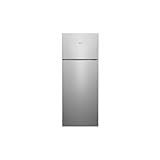 AEG RDB424E1AX Freistehender Doppeltür - Kühlautomat / Serie 5000 mit ColdSense / 1434 mm / Gefrierteil oben / 206 L / Farbe: Edelstahl-Look, Seiten silber + Antifinger Edelstahlbeschichtung / E