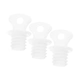 VALICLUD 3 Stück Teiliges Kunststoff Stopper für Wärmflaschen Auslaufsichere Verschlüsse Langlebig und Robust Passend für Bettflaschen für Zuhause Büro und Reisen