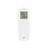 PHOVOLT WLAN-Thermometer-Hygrometer-Sensor mit Digitalanzeige, kabelloser intelligenter Temperatur- und Feuchtigkeitsmonitor mit Benachrichtigungsalarm per Remote-App für Zuhause, Gewächshaus (4p)