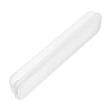 YOSADIER Besteckbox mit Deckel Aufbewahrungskoffer für Löffel Essstäbchen für Reisen Camping Schule Transparenter Organizer für Essgeschirr