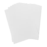 Operitacx 50 Blatt Papierstau Sammelalbum liefert Kartenvorrat Konstruktionspapier leere Karten Pergamentpapier zum Schreiben scrapbook paper bastelblock A4-Malpapier Marker-Malpapier Weiß