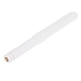 Keenso Omnidirektionale Drahtlose Antenne für Router, Dualband 2,4G/5G, 8DBI SMA -Antenne, Kompatibel mit RT -AC88U AC88U, die überlegene Leistung Widerspiegelt (White)
