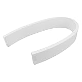 NUOBESTY Fenster Kondensationsdichtung Selbstklebend Wasserabsorbierender Schaumstoffstreifen 850x70x15mm Weiß Wetterfeste Isolierdichtung für Fensterbänke und Klimaanlagen