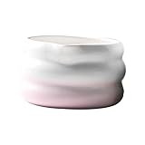 Colcolo Matcha Bowl -Tabellengeschirr elegant mit Ausgabemessgeschenk für Verschieben traditioneller Porzellan Teeschale traditioneller Tee für Küche zu, Farbverlauf Rosa
