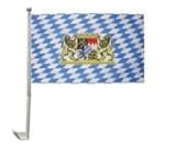 Auto-Fahne: Bayern Wappen mit Löwen