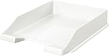 HAN Briefablage Klassik, 10 STÜCK Schreibtisch Organizer, Bürobedarf, Ablagefächer, Büromaterial, Briefkorb, Dokumentenablage, bis Format A4/C4, 1027-X-12, weiß