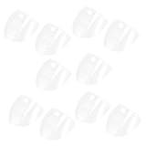 DEARMAMY 5 Paare Brillenschutz Seitenblenden aus Tpu Langlebig und Leicht Seitliche Schutzschilder für Brillenträger Praktischer Augenschutz gegen Spritzer Komfortabel und Einfach zu