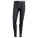 adidas Men's TECHFIT COMPRESSION TRAINING LONG TIGHT, Black, M