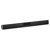 Logtronik Soundbars TV, Heimkino-Audio mit Bluetooth 5.0, angeschlossene Akustik-Lautsprecher mit Bluetooth/AUX/Arc-Verbindung, PC-Lautsprecher mit Fernbedienung für PC/TV/Spiele, Schwarz