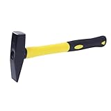 Tofficu 200g Flachkopf-tpr-hammer Mit Kunststoffgriff Schlosserhammer Für Holzbearbeitung