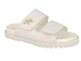 TOM TAILOR Damen 5398904 Flacher Slipper, Weiß, 42 EU