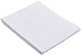 Betttuch/Bettlaken/Haustuch 250x150 cm weiß von Green Mark Textilien® 100% gewebte Baumwolle