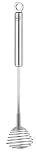 RÖSLE Quirlbesen, hochwertiges Drahtrührgerät zum Verquirlen von Speisen, Edelstahl 18/10, spülmaschinengeeignet, 27 cm, Silber