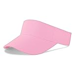 Aomig Visor Cap, Mode Schirmmütze Herren und Damen, Atmungsaktiv und Schweißabsorbierend Sommerkappe Kappe mit Sonnenvisier, Sonnenschutz Schirmcap für Outdoor Golf Baseball Tennis (Rosa)