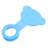 EXHUMKY Babybadestopper Ablaufabdeckung Badewanne Wannenstopper-Abdeckung Waschbecken Abflussabdeckung Duschstopfen für Abfluss Badewannen-Überlaufabdeckung Kieselgel Himmelblau