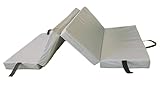 Gartenpirat Universal Bodenmatte grau 200x100x10 cm Sportmatte Kinder Weichbodenmatte 4-teilig klappbar