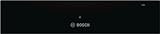 Bosch BIC510NB0 Serie 6 Wärmeschublade, 14 x 60 cm, 23 L, max. 64 Espresso-Tassen, 14 Teller, stufenlose Temperaturregelung, Push-Pull-Mechanismus, Warmhalten von Speisen, Geschirr vorwärmen, Schwarz