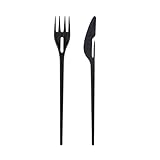 Xummpxuk Lunch-Utensilien-Set für die Arbeit, Essstäbchen, Gabel, Messer, Combo – tragbares, wiederverwendbares Besteck-Set für Erwachsene, Outdoor, Rucksackreisen, Reisen, Mittagessen, Schule