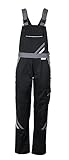 Planam Highline Damen Latzhose schwarz Schiefer Zink Modell 2719 - Größe 36