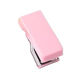 Hefter Staplerb Niedlicher Cartoon-Mini-Hefter, Student, Kleiner Hefter, Bindemittel, Büro, Tragbar, Klein, Hefter-Set Desktop-Hefter(Pink)