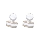 Geardeangloow 2 Set Puderpressstempel DIY Foundation Rouge Stempel für Make-up 2,5 x 3 cm