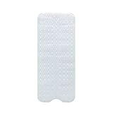 Uadme Rutschfeste Badewannen-Duschmatte mit PVC-Saugnäpfen, Sicherheits-Dusch-Matte, Massage-Pad, 101,6 x 40,6 cm