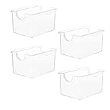 4 Stück Teebeutel Box Organizer Zuckerpakete Aufbewahrungsbehälter Moderne Acryl Teedose Truhe für Teebeutel Milchkännchen Zucker Kaffeepads Instant Kaffeepakete Schwarz (Farbe: transparent)