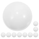 Homoyoyo 10 Weiße Roulette Kugeln 12mm aus Acryl Drehbare Radperlen für Roulette Spiele Party und Brettspielzubehör