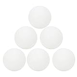 MMABEUTF für REGAIL Tischtennisbälle, 3-Sterne-ABS-Kunststoffbälle, 6-teiliges Set für Tischtennis-Training, Sportbälle in Wettkampfqualität, langlebig für Übungseinheiten, (6 weiße Plastikeimer)