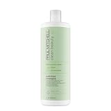 Paul Mitchell Clean Beauty Smooth Anti-Frizz Shampoo – vegane Haar-Wäsche für geschädigtes Haar, Haarpflege mit Mandel-Öl – 1000 ml