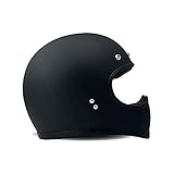 DMD Motorcycle Helmet, Black, Größe M